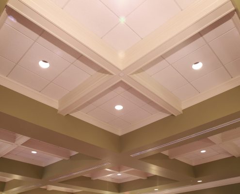 coffered ceiling