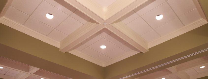 coffered ceiling