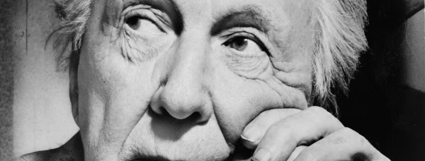 Architect Frank Lloyd Wright