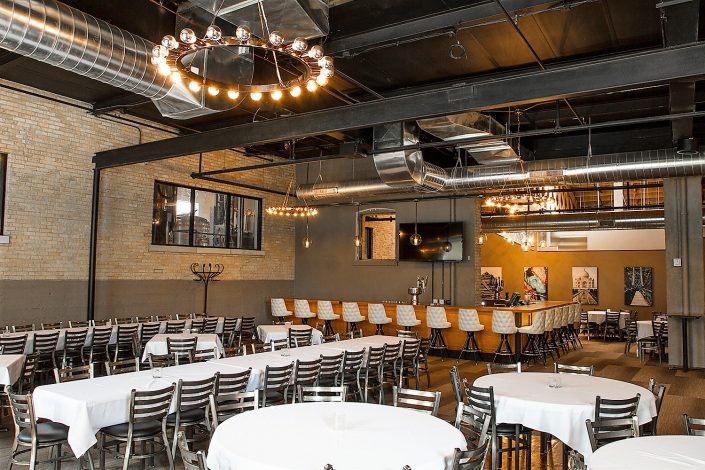 Mickey Finn's 300-seat banquet area adjacent to the brewery