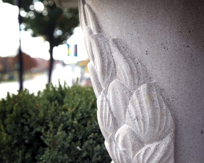 You’re looking at details on the exterior column for Mickey Finn's...yes those are hops.