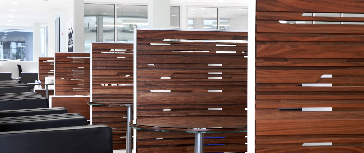 The new branded showroom and customer engagement areas are modern, transparent, and flexible to responds to today’s customer expectations.