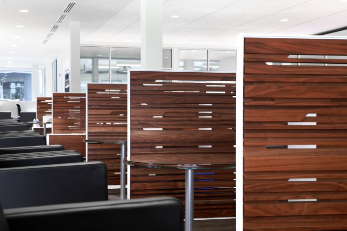 The new branded showroom and customer engagement areas are modern, transparent, and flexible to responds to today’s customer expectations.