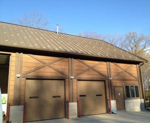 Maintenance barn at Independence Grove - Lake County Forest Preserve