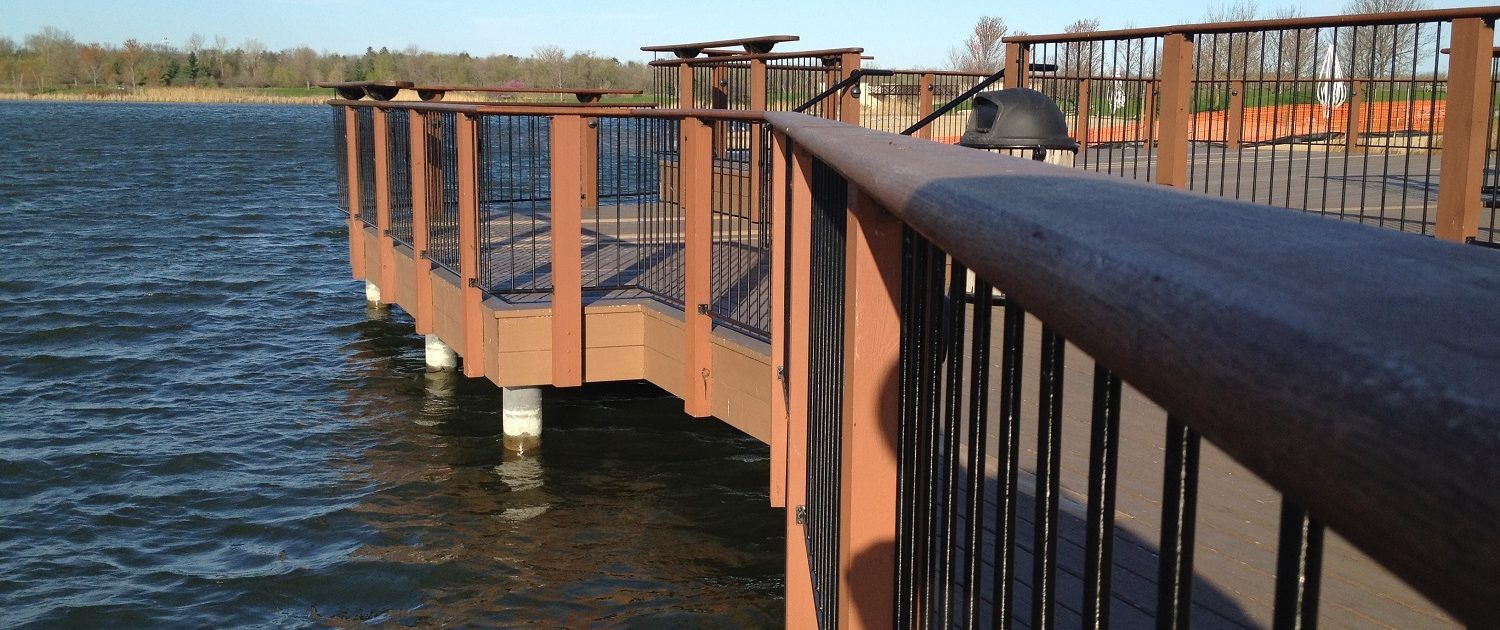 Independence Grove Pier - Lake County Forest Preserve