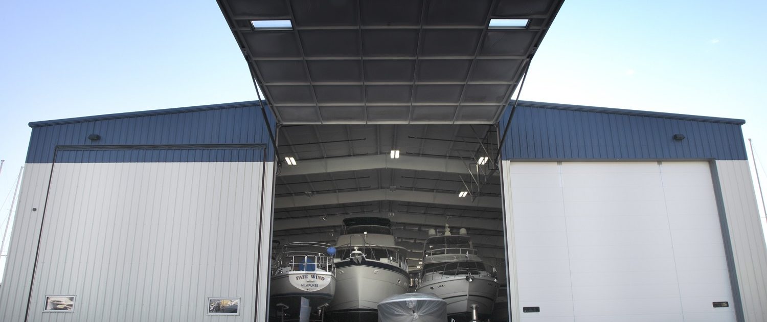 Larsen Marine - Boat Warehouse Larsen Marine - Boat Warehouse Oversized Doors