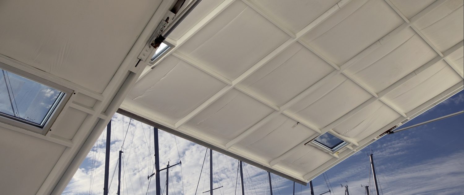 Larsen Marine - Boat Warehouse Giant Hydraulic Door