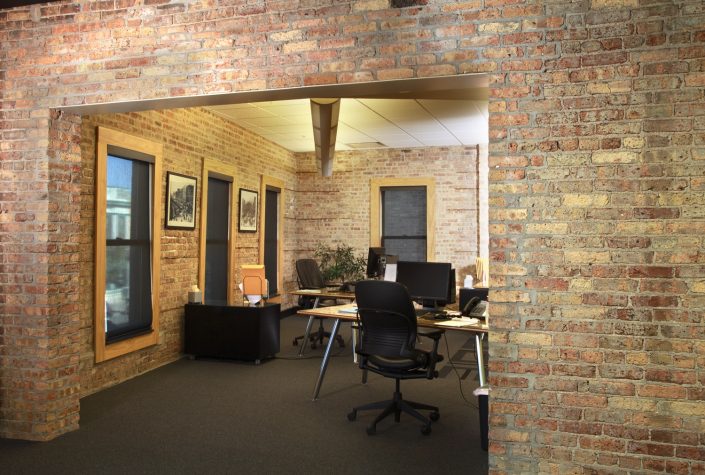 Muller Trading Company Inc We responded to Muller Trading’s desire for rapid communication and internal collaboration by creating an open, modern floor plan designed to accommodate both the present and the future company structure.