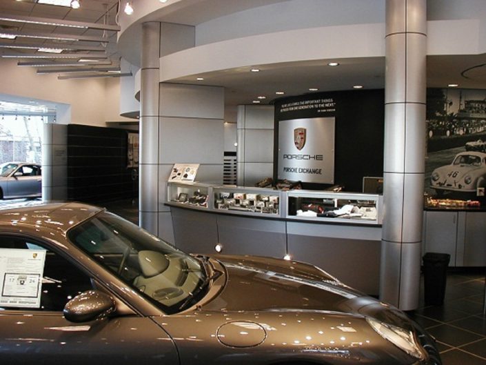 Porsche Exchange Porsche Exchange design center from which to choose options and finishes for vehicles as well as accessories. T