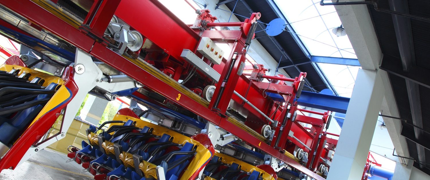 Six Flags Great America - Superman Six Flags Great America - Superman launch station interior